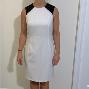 Black and white classy dress